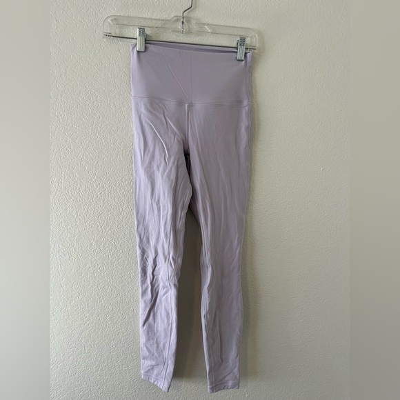 lululemon athletica pink purple Leggings ‘36 - Picture 1 of 4